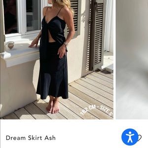 Djerf Avenue Dream Skirt in Black